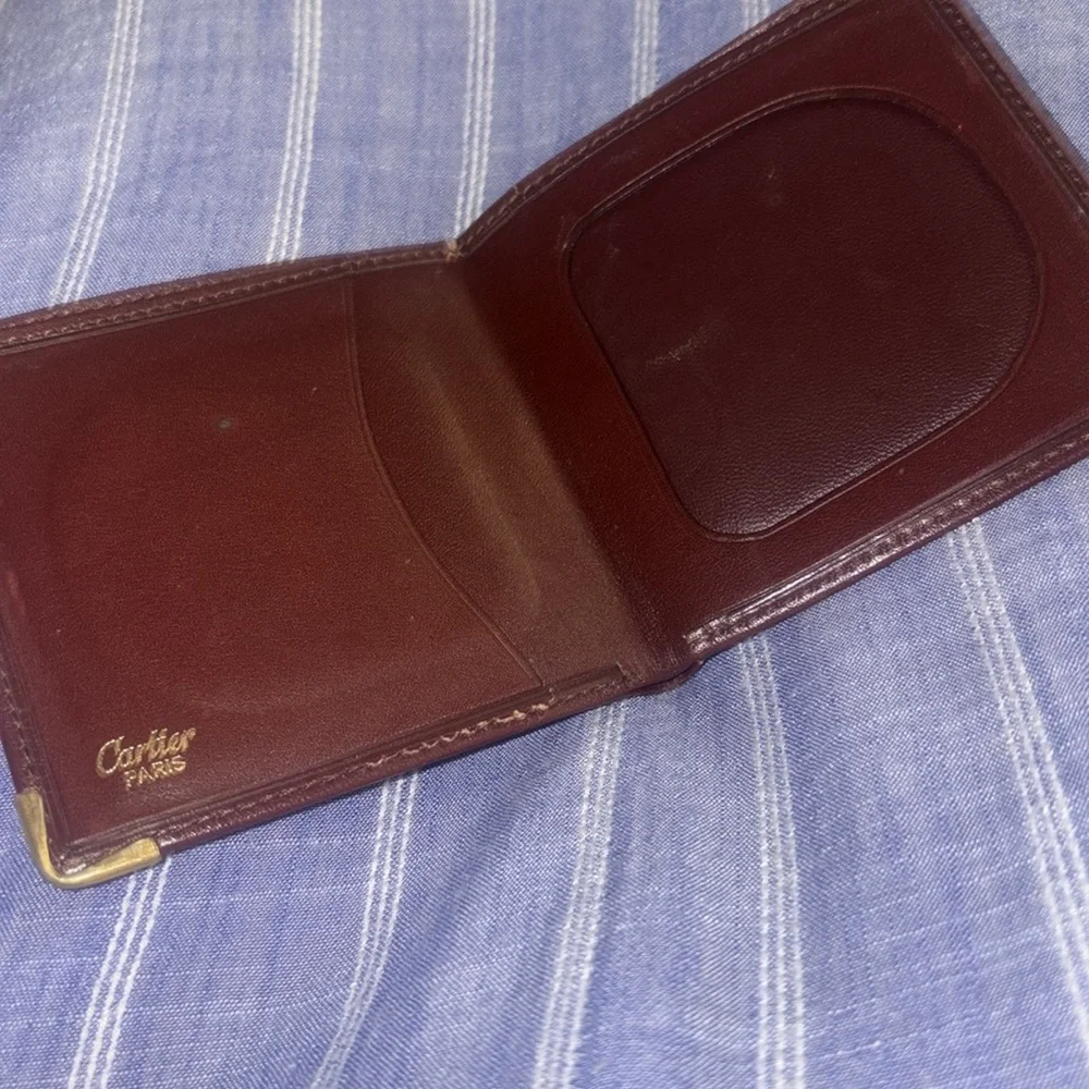 Cartier Brown and Gold Money Clip